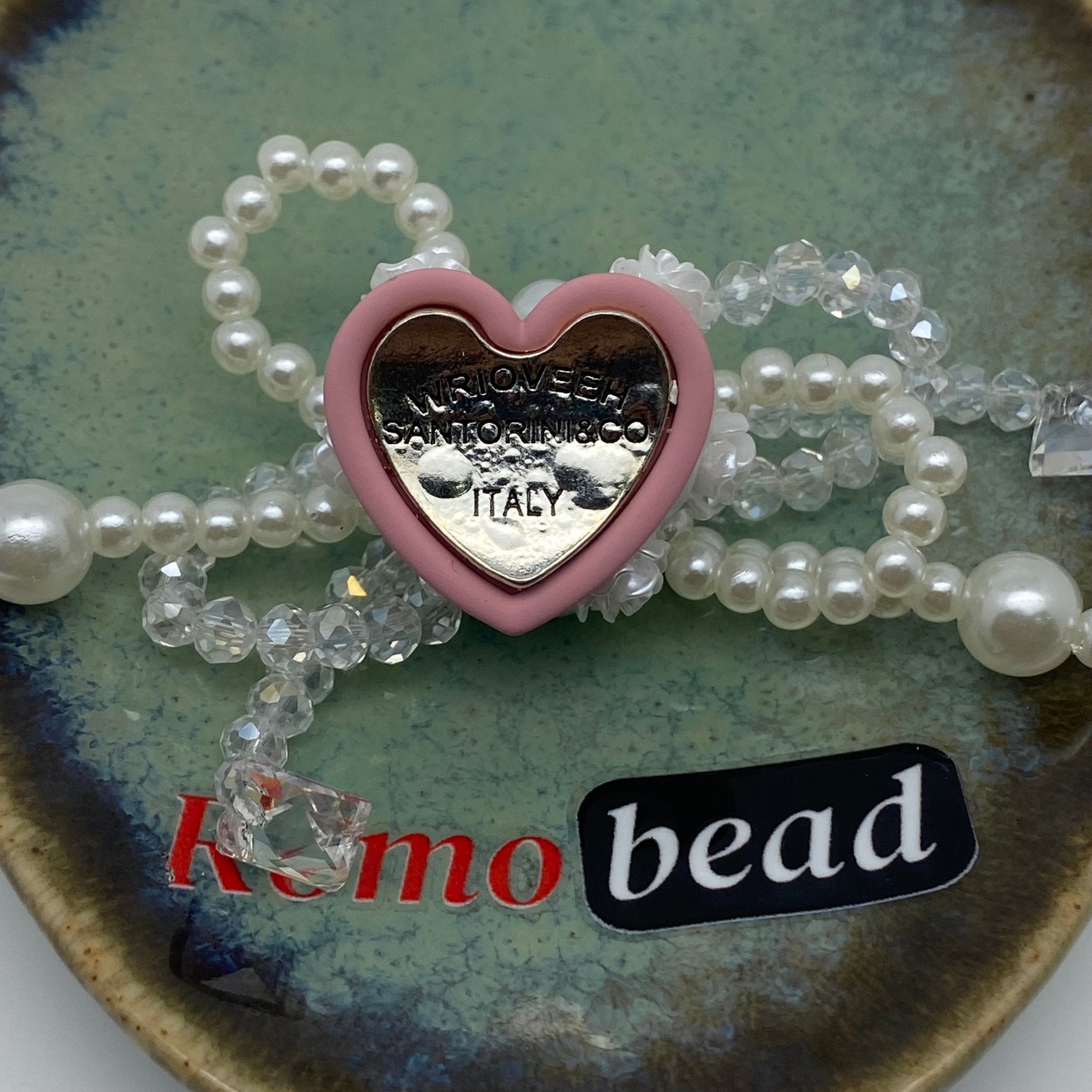 291.supper fancy heart - Romo bead